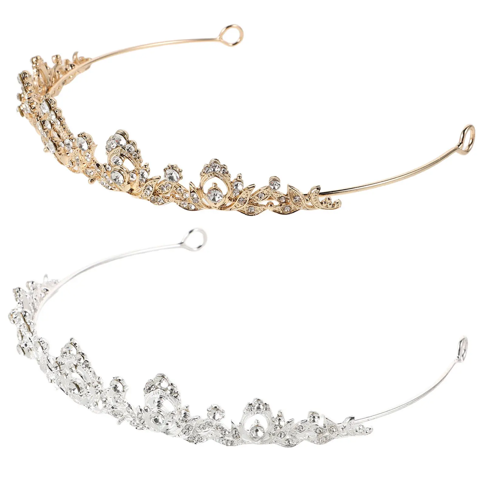 2Pcs Bridal Rhinestone Crown Headband Glamorous Wedding Tiara Elegant Crystal Hair Jewelry Handmade Bridal Headpiece Accessories
2Pcs Bridal Rhinestone Crown Headband Glamorous Wedding Tiara Elegant Crystal Hair Jewelry Handmade Bridal Headpiece Accessories