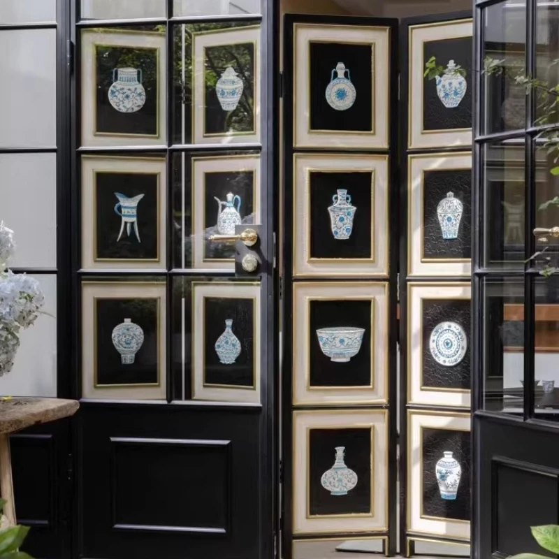 Double-sided treasure 16-grid safety porcelain/hand-painted golden bamboo four-fold paint
Double-sided treasure 16-grid safety porcelain/hand-painted golden bamboo four-fold paint