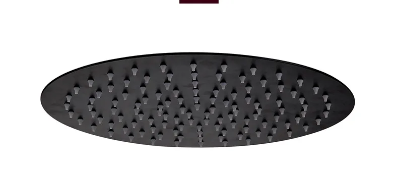 Round Rain Large Stainless Steel High Pressure Shower Head Ultra Thin Rainfall Bath Shower Black Shower Head
Round Rain Large Stainless Steel High Pressure Shower Head Ultra Thin Rainfall Bath Shower Black Shower Head