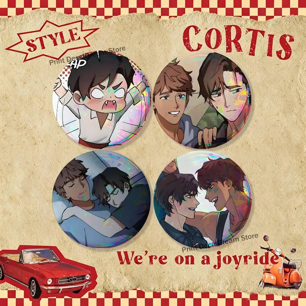 L-Love Bite Comic 4-piece set Pins Backpack Clothes Jewelry Accessories Cartoon Round Brooch Button Badge Fans Collection Gifts
L-Love Bite Comic 4-piece set Pins Backpack Clothes Jewelry Accessories Cartoon Round Brooch Button Badge Fans Collection Gifts