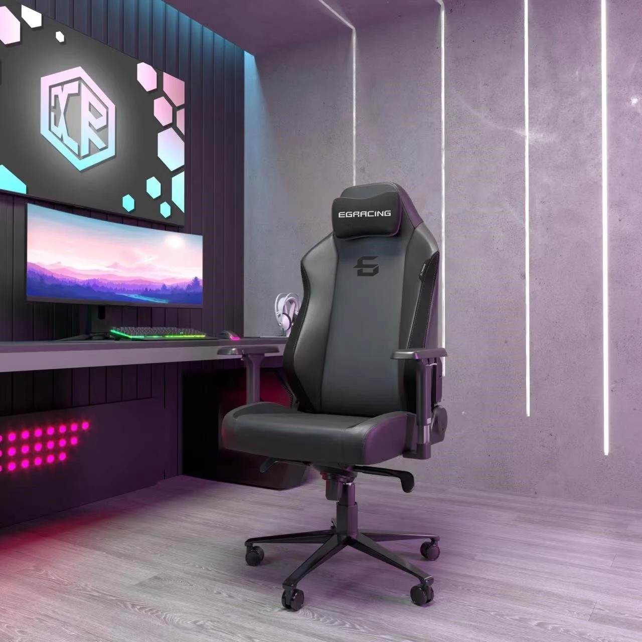 Heavy Duty Oversized Leather Back Office Chair High Back Swivel Ergonomic Gaming Chair With Industrial Design Revolving Feature
Heavy Duty Oversized Leather Back Office Chair High Back Swivel Ergonomic Gaming Chair With Industrial Design Revolving Feature