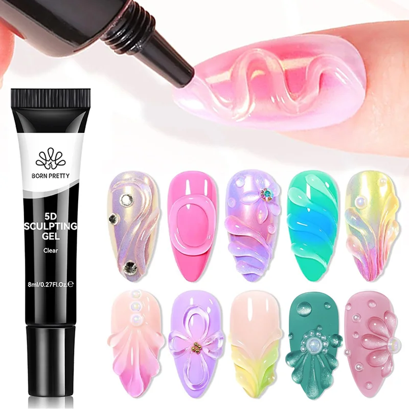 BORN PRETTY 5D Sculpting Gel Waterproof Intricate Carvings & Shape Molding Flower 3D Gel Semi Permanent Manicure Nail Art Design
BORN PRETTY 5D Sculpting Gel Waterproof Intricate Carvings & Shape Molding Flower 3D Gel Semi Permanent Manicure Nail Art Design