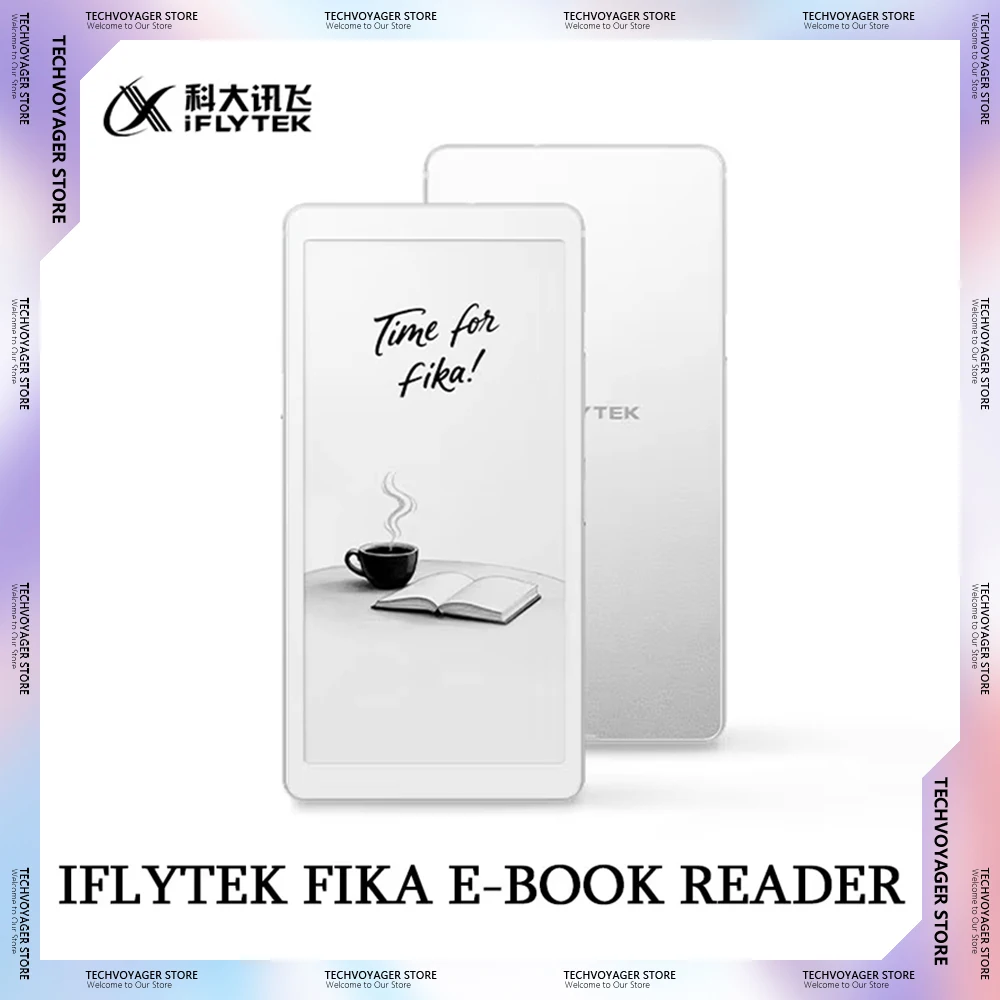 Iflytek Fika E-book Reader E-ink Screen 6.13 Inches 300ppi E-reader Android 15.0 6GB+128GB 824*1648 140g AI Assistant for Gift
Iflytek Fika E-book Reader E-ink Screen 6.13 Inches 300ppi E-reader Android 15.0 6GB+128GB 824*1648 140g AI Assistant for Gift