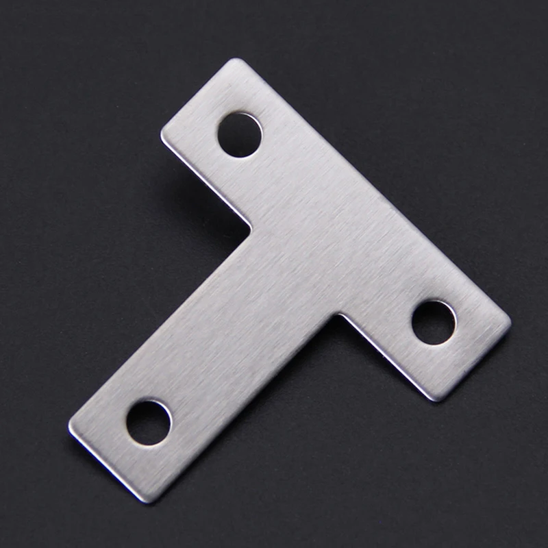 New 20PCS Stainless Steel T-Shape Right Angle Corner Braces Wood Board Frame Furniture Shelf Support Brackets Connect Fittings
New 20PCS Stainless Steel T-Shape Right Angle Corner Braces Wood Board Frame Furniture Shelf Support Brackets Connect Fittings
