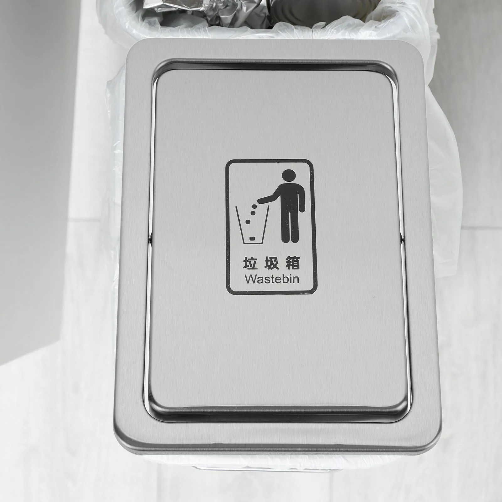 Stainless Steel Trash Can Rectangle Hidden Countertop Garbage Bin Cover Kitchen Bathroom Home Embedded Recessed Stainless Steel
Stainless Steel Trash Can Rectangle Hidden Countertop Garbage Bin Cover Kitchen Bathroom Home Embedded Recessed Stainless Steel
