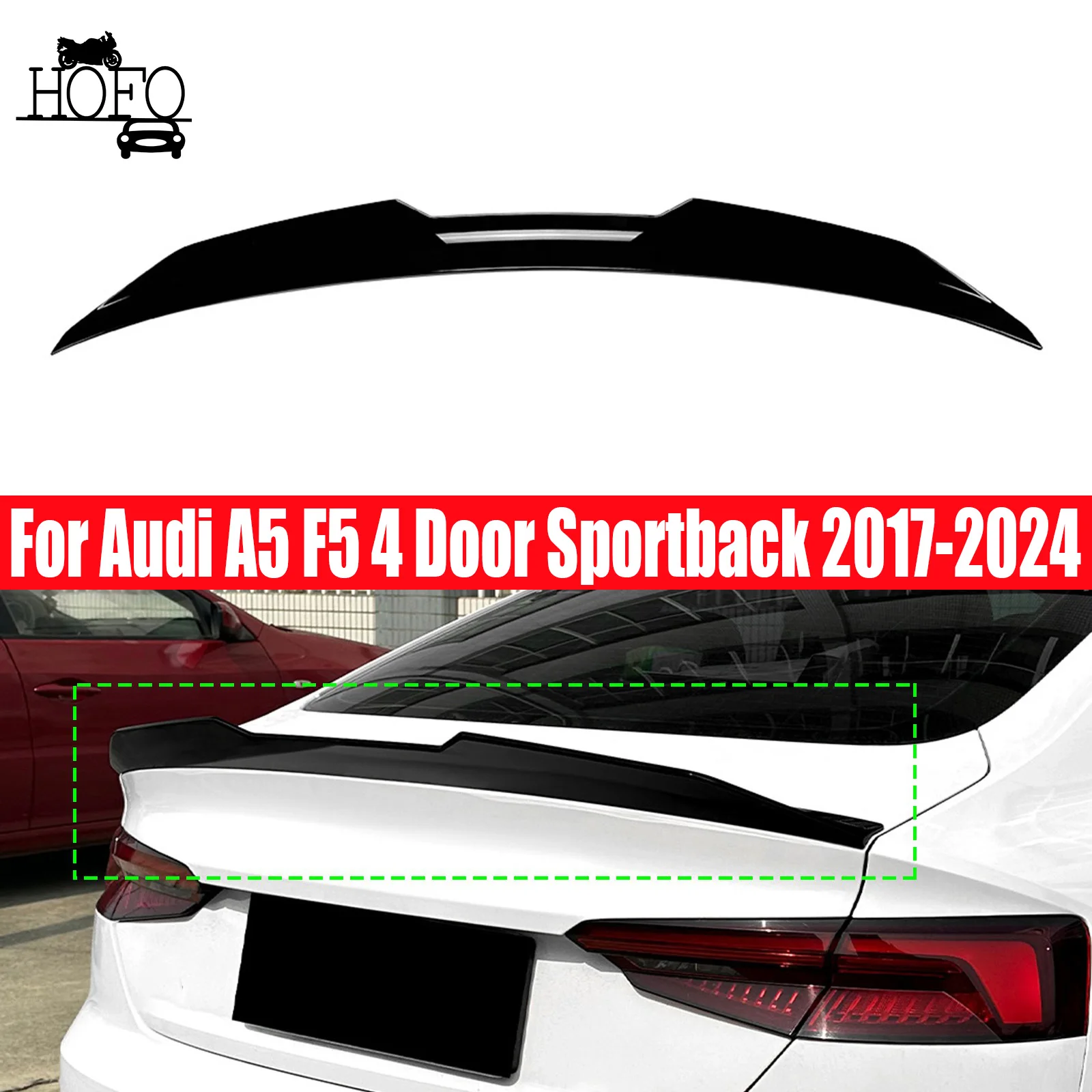 For Audi A5 F5 4 Door Sportback 2017-2024 PSM Style Car Rear Roof Spoiler Wing Spoiler Cap Body Kit Tuning
For Audi A5 F5 4 Door Sportback 2017-2024 PSM Style Car Rear Roof Spoiler Wing Spoiler Cap Body Kit Tuning