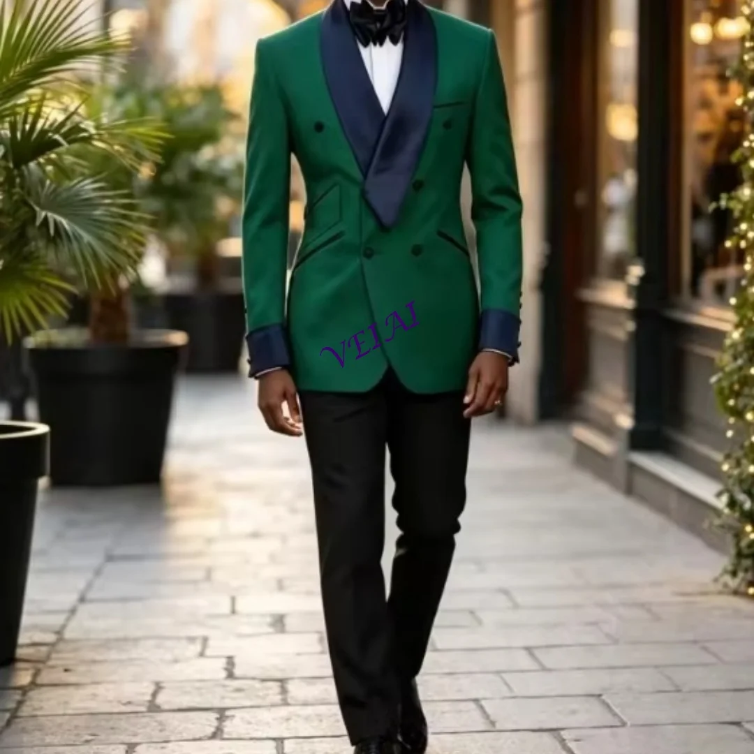 CustomizedHigLuxe Men Suit 3pcs Green Blazer Navy Blue Peak Lapel Black Vest Pants Tailored Fit for Wedding Banquet Party Tuxedo
CustomizedHigLuxe Men Suit 3pcs Green Blazer Navy Blue Peak Lapel Black Vest Pants Tailored Fit for Wedding Banquet Party Tuxedo
