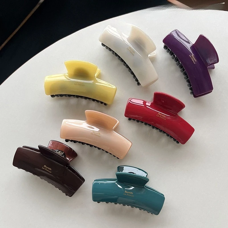 Korean-style Acetate Clip Hairpins for Women Half-Up Style Medium & Large Sizes Designer Premium Coffee-Brown Collection
Korean-style Acetate Clip Hairpins for Women Half-Up Style Medium & Large Sizes Designer Premium Coffee-Brown Collection