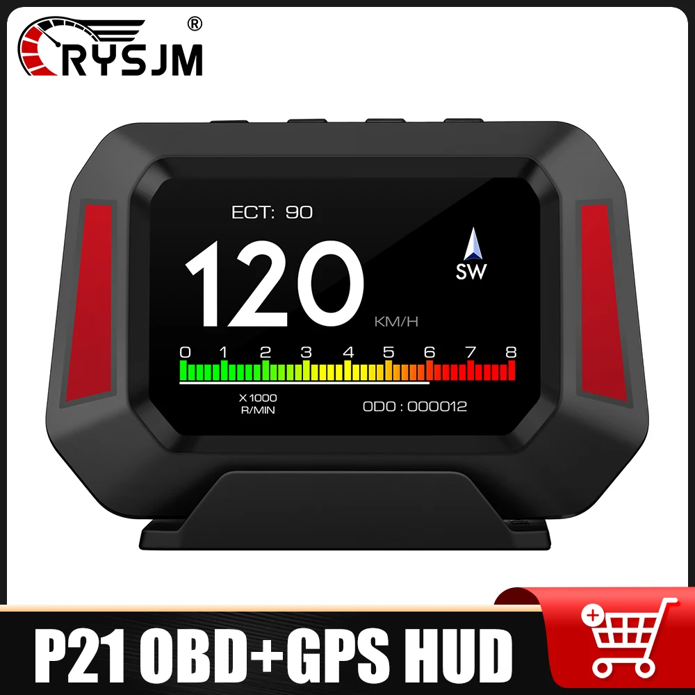 P21 OBD GPS HUD-дисплей на лобовое стекло: измеритель угла наклона, скорость автомобиля, температура воды, температура масла, напряжение, расход топлива, автомобильные электронные аксессуары
P21 OBD GPS HUD-дисплей на лобовое стекло: измеритель угла наклона, скорость автомобиля, температура воды, температура масла, напряжение, расход топлива, автомобильные электронные аксессуары
