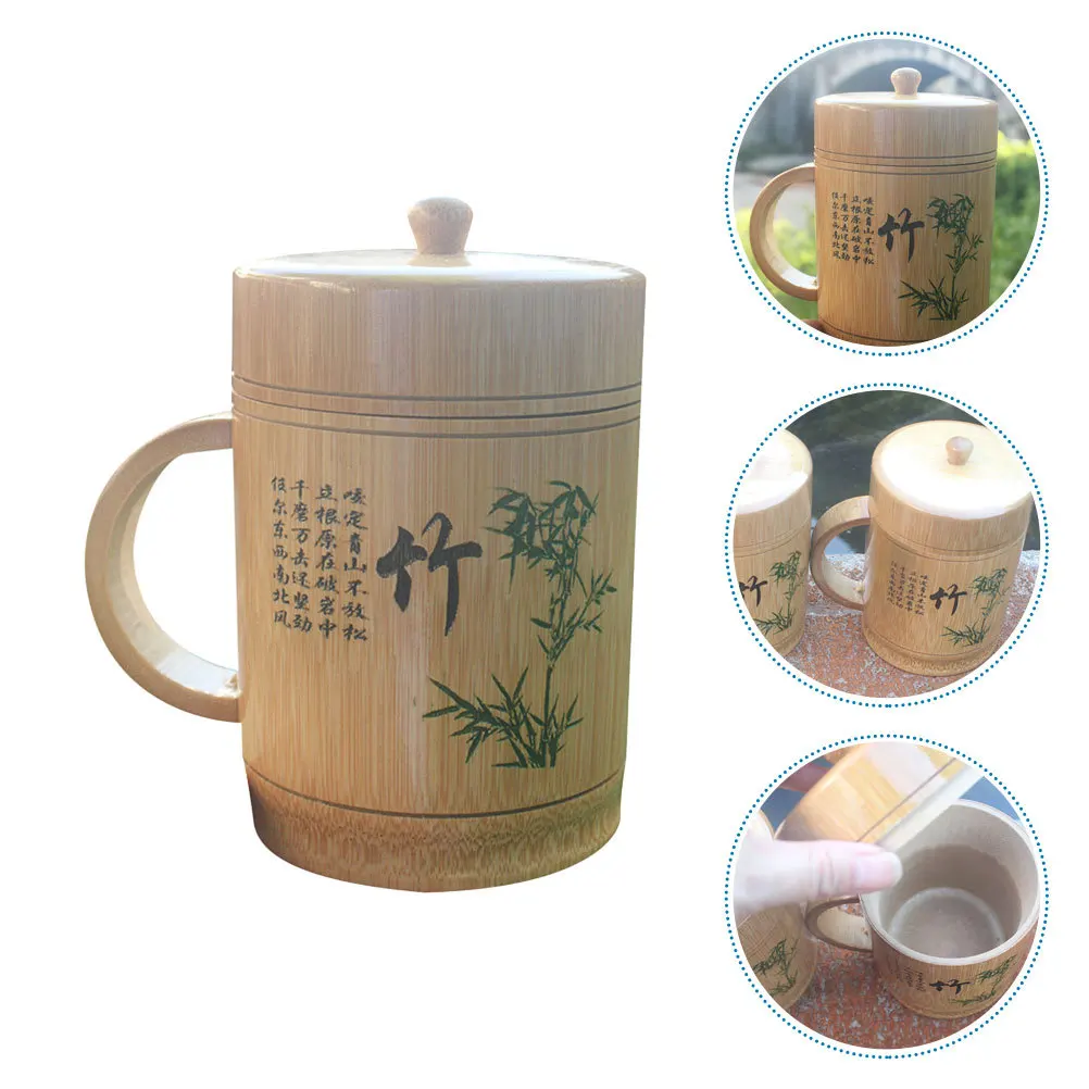 Bamboo Water Cup Chinese Style Tea Mug Eco Friendly Portable Coffee Drinking Cup Multifunctional Bamboo Teaware
Bamboo Water Cup Chinese Style Tea Mug Eco Friendly Portable Coffee Drinking Cup Multifunctional Bamboo Teaware