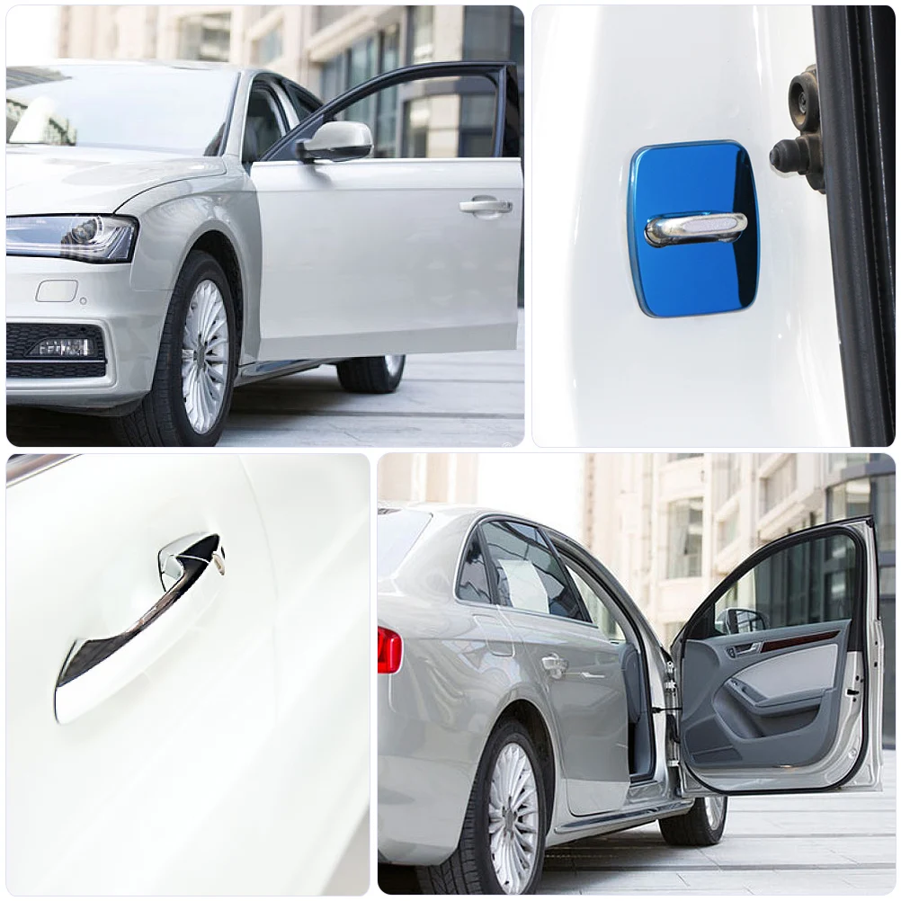 4pcs Door Lock Cover Rust-proof Stainless Steel Car Lock Protector Reliable Precision Design Easy Installation Car Parts
4pcs Door Lock Cover Rust-proof Stainless Steel Car Lock Protector Reliable Precision Design Easy Installation Car Parts