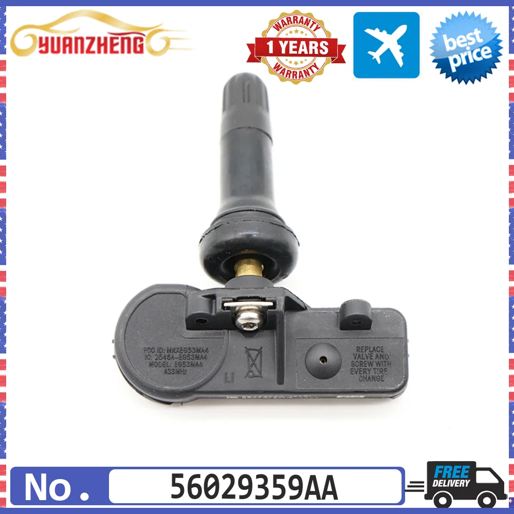Новинка 1 шт. датчик давления в шинах TPMS датчик для Chrysler Jeep Liberty Wrangler Grand Cherokee 56029359AA 433 МГц
Новинка 1 шт. датчик давления в шинах TPMS датчик для Chrysler Jeep Liberty Wrangler Grand Cherokee 56029359AA 433 МГц