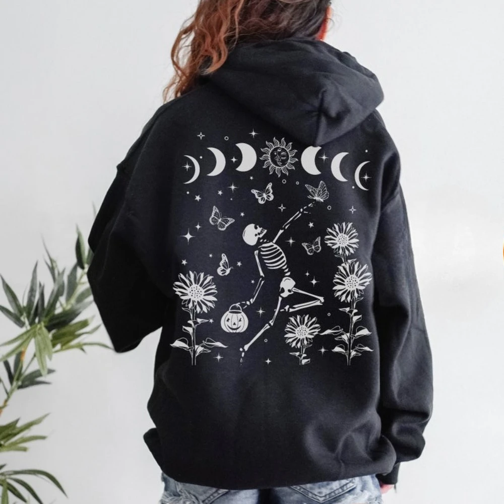 Толстовка со скелетом на Хэллоуин, танцующий скелет, готический жуткий свитшот, череп, ведьма, сказочная теплая одежда, пуловер унисекс, подарок Y2k
Толстовка со скелетом на Хэллоуин, танцующий скелет, готический жуткий свитшот, череп, ведьма, сказочная теплая одежда, пуловер унисекс, подарок Y2k