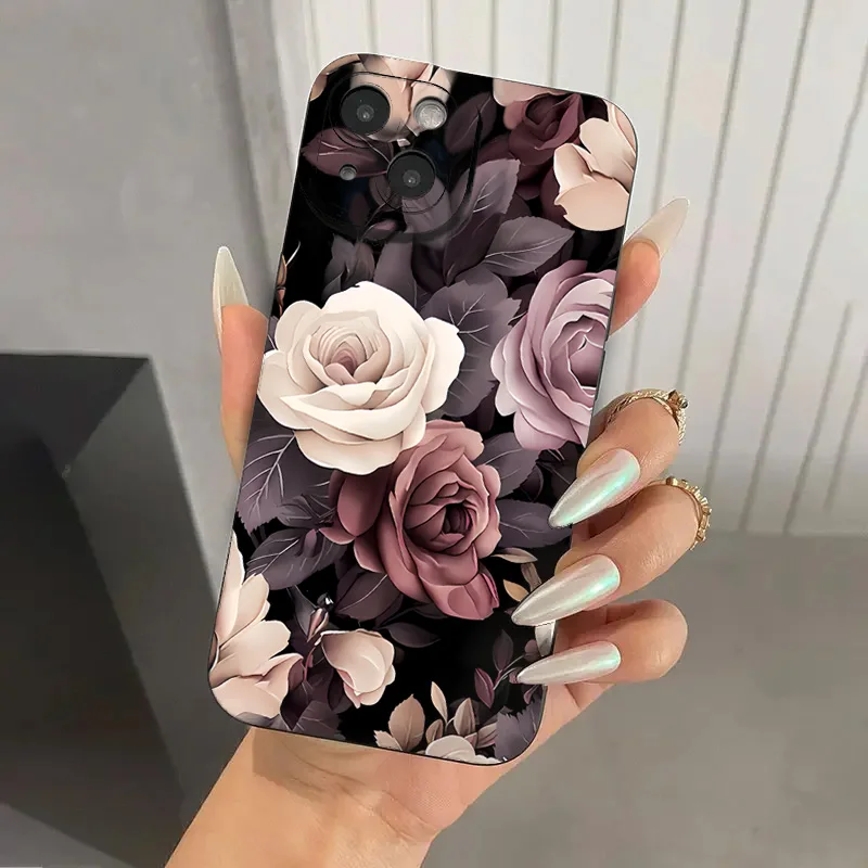 Art Flower Pattern Phone Case for iPhone 16 15 14 13 12 11 Pro Max Mini X XS XR 7 8 Plus SE4 16E Shockproof Soft Cover Fundas
Art Flower Pattern Phone Case for iPhone 16 15 14 13 12 11 Pro Max Mini X XS XR 7 8 Plus SE4 16E Shockproof Soft Cover Fundas