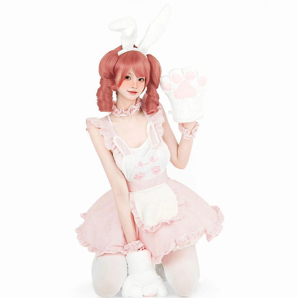 AniLV Anime Lolita Dress Women Cute Bunny Maid Uniform Outfit Cosplay Costume
AniLV Anime Lolita Dress Women Cute Bunny Maid Uniform Outfit Cosplay Costume