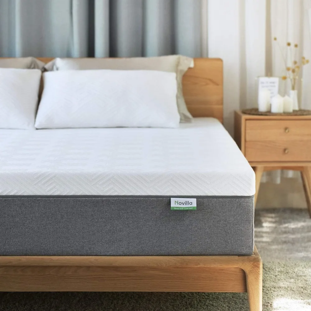 Novilla Queen Mattress, 10 Inch Gel Memory Foam Queen Size Mattress for Cool Sleep & Pressure Relief, Medium Plush Bed Mattresse
Novilla Queen Mattress, 10 Inch Gel Memory Foam Queen Size Mattress for Cool Sleep & Pressure Relief, Medium Plush Bed Mattresse