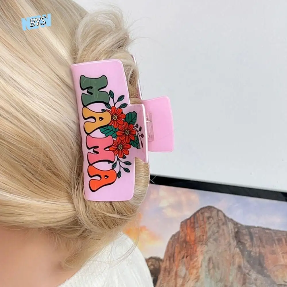 Fashion Square MaMa Hair Claw Retro Ponytail Clip Acetic Acid Shark Clip Colorful Flora Print Geometry Hair Claw Wash Face
Fashion Square MaMa Hair Claw Retro Ponytail Clip Acetic Acid Shark Clip Colorful Flora Print Geometry Hair Claw Wash Face