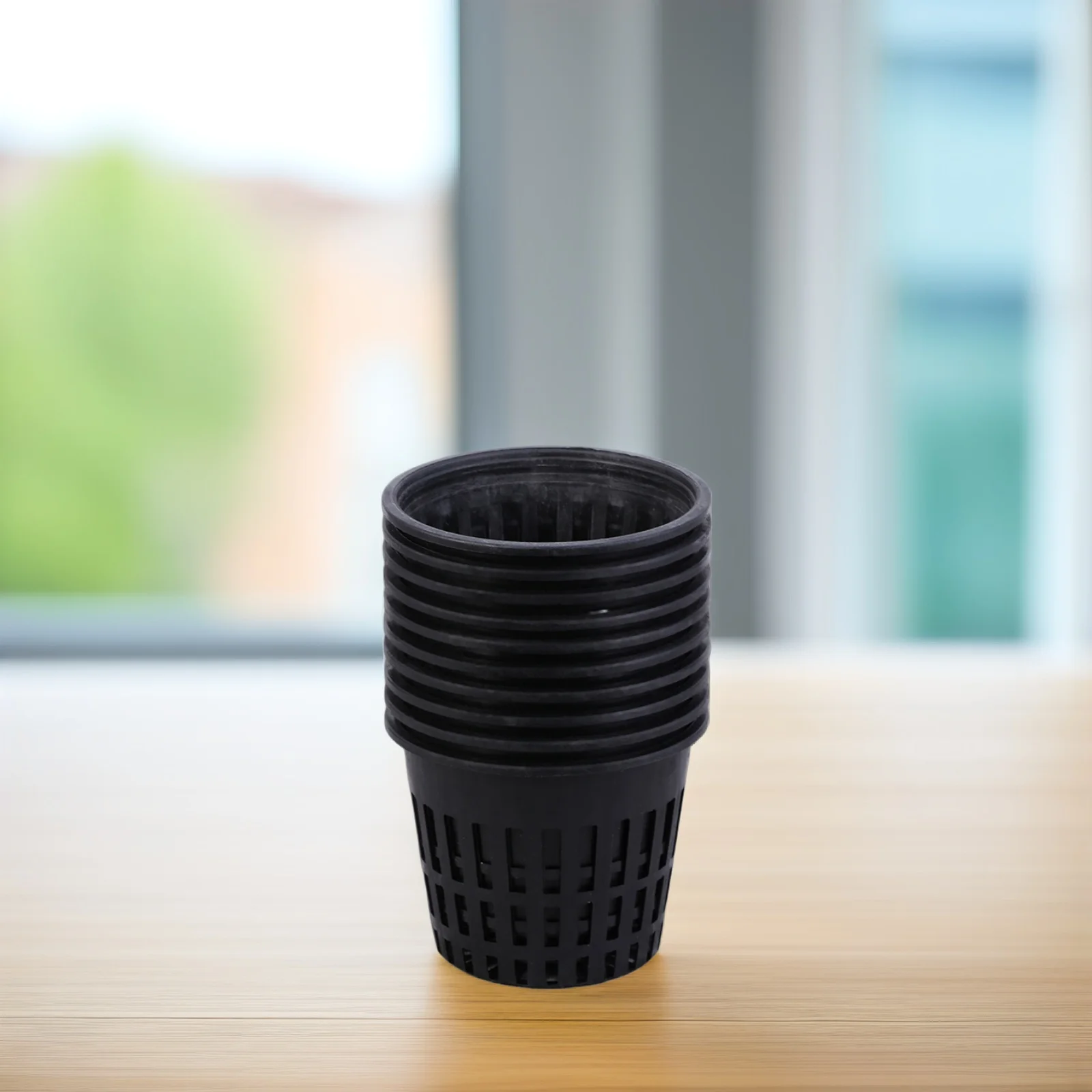20pcs Planting Hydroponic Mesh Bucket Plastic Flower Pot Nursery Use Black 10cm Vegetable Seedling for Home
20pcs Planting Hydroponic Mesh Bucket Plastic Flower Pot Nursery Use Black 10cm Vegetable Seedling for Home