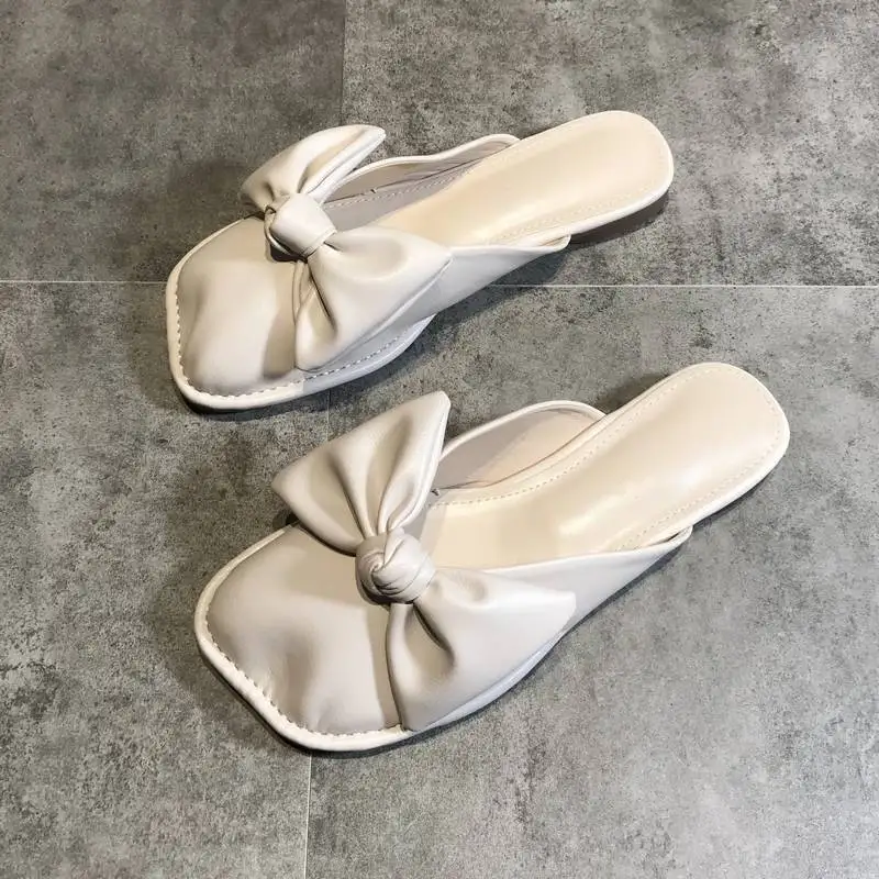 Baotou Half-slipper Women Wear The 2025 New Fashionable Bow-shaped Flat-bottomed Flip-flops for Summer Outerwear,Womens Shoes
Baotou Half-slipper Women Wear The 2025 New Fashionable Bow-shaped Flat-bottomed Flip-flops for Summer Outerwear,Womens Shoes