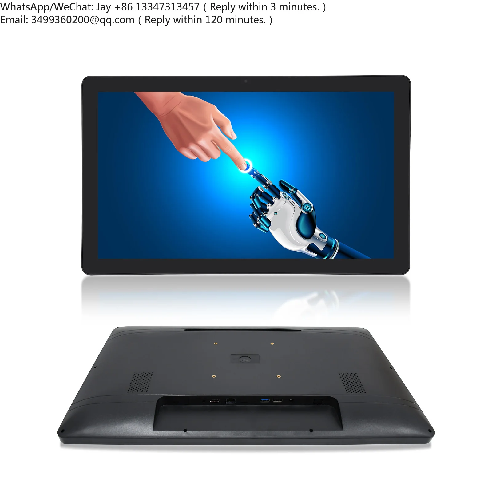 10.1 14 15.6 18.5 21.5 23.8" 1000-1500nits Plastic Shell Android All-in-one Capacitive Touch Screen Display Industrial DVI
10.1 14 15.6 18.5 21.5 23.8" 1000-1500nits Plastic Shell Android All-in-one Capacitive Touch Screen Display Industrial DVI