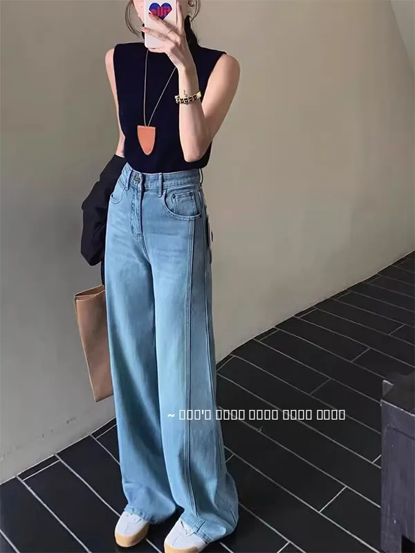 Светло-голубые джинсы с высокой талией, прямые, женские, весенние, новые, больших размеров, утягивающие, узкие, широкие брюки
Светло-голубые джинсы с высокой талией, прямые, женские, весенние, новые, больших размеров, утягивающие, узкие, широкие брюки