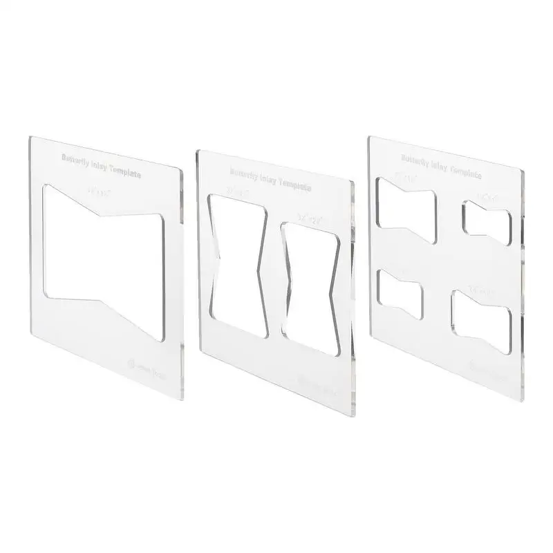 Bowtie Router Template Jig Kit 3X Clear Acrylic Template Transparent Tool Engraving Stencil Accessories For Creating Unique
Bowtie Router Template Jig Kit 3X Clear Acrylic Template Transparent Tool Engraving Stencil Accessories For Creating Unique