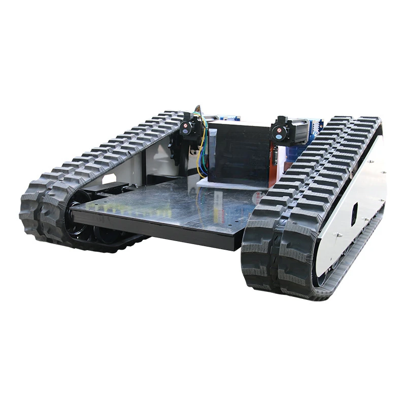 Triangular crawler chassis Electric remote control walking assembly Climber Launch platform All-terrain transportation
Triangular crawler chassis Electric remote control walking assembly Climber Launch platform All-terrain transportation