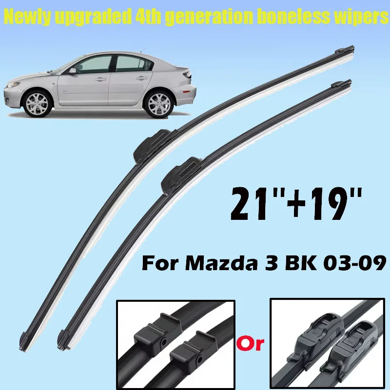 Fit For Mazda 3 BK 2003 2004 2005 2006 2007 2008 2009 Car Front Window Wiper Blade Windshield Wiper Blades Windscreen
Fit For Mazda 3 BK 2003 2004 2005 2006 2007 2008 2009 Car Front Window Wiper Blade Windshield Wiper Blades Windscreen