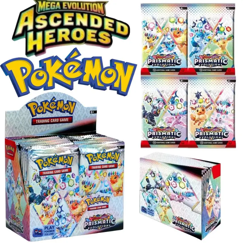 10/30/60/360PCS English Pokémon TCG: Mega Evolution Perfect order Phantasmal Flames Ascended Heroes Booster Box Pokemon card
10/30/60/360PCS English Pokémon TCG: Mega Evolution Perfect order Phantasmal Flames Ascended Heroes Booster Box Pokemon card