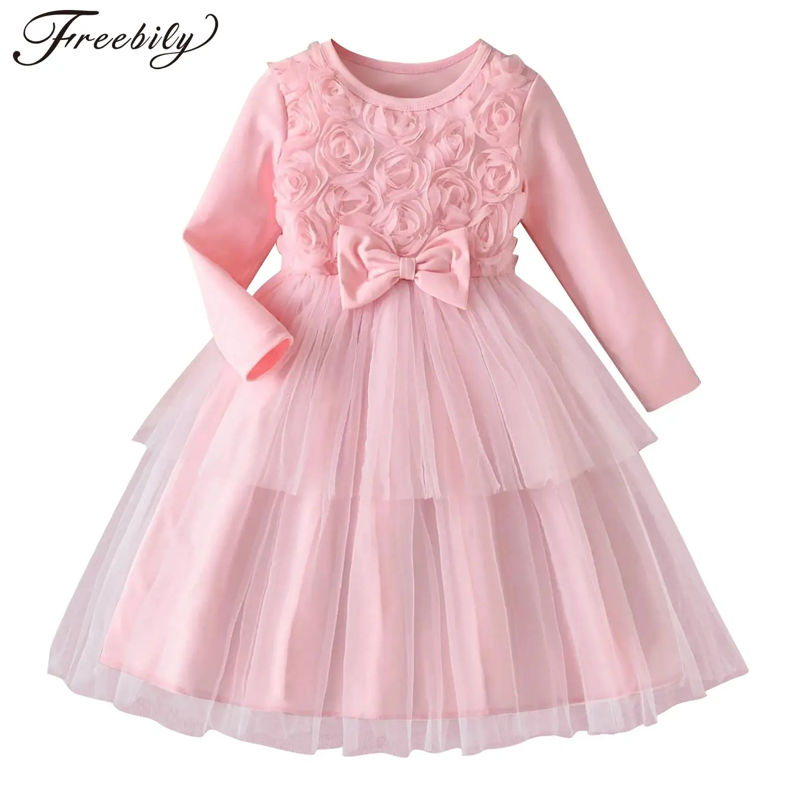 Girls Long Sleeve Prom Dress Holiday Cosplay Birthday Party Costume Dance Princess Dress Festival Costume Tiered Tulle Vestidos
Girls Long Sleeve Prom Dress Holiday Cosplay Birthday Party Costume Dance Princess Dress Festival Costume Tiered Tulle Vestidos