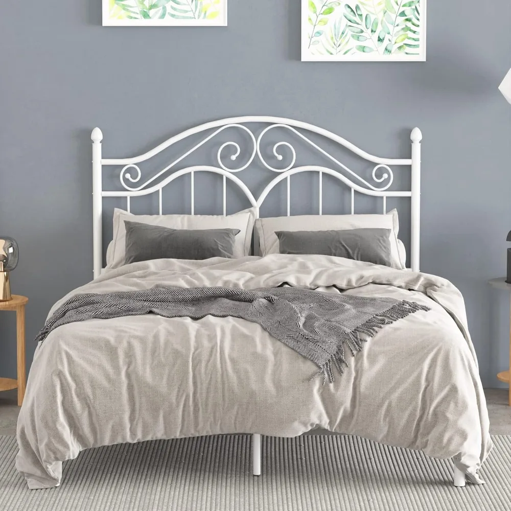 Elephance Full Size Metal Bed Frame with Vintage Headboard,11 Inches Storage Space Platform Bed No Box Spring Needed Easy Assemb
Elephance Full Size Metal Bed Frame with Vintage Headboard,11 Inches Storage Space Platform Bed No Box Spring Needed Easy Assemb