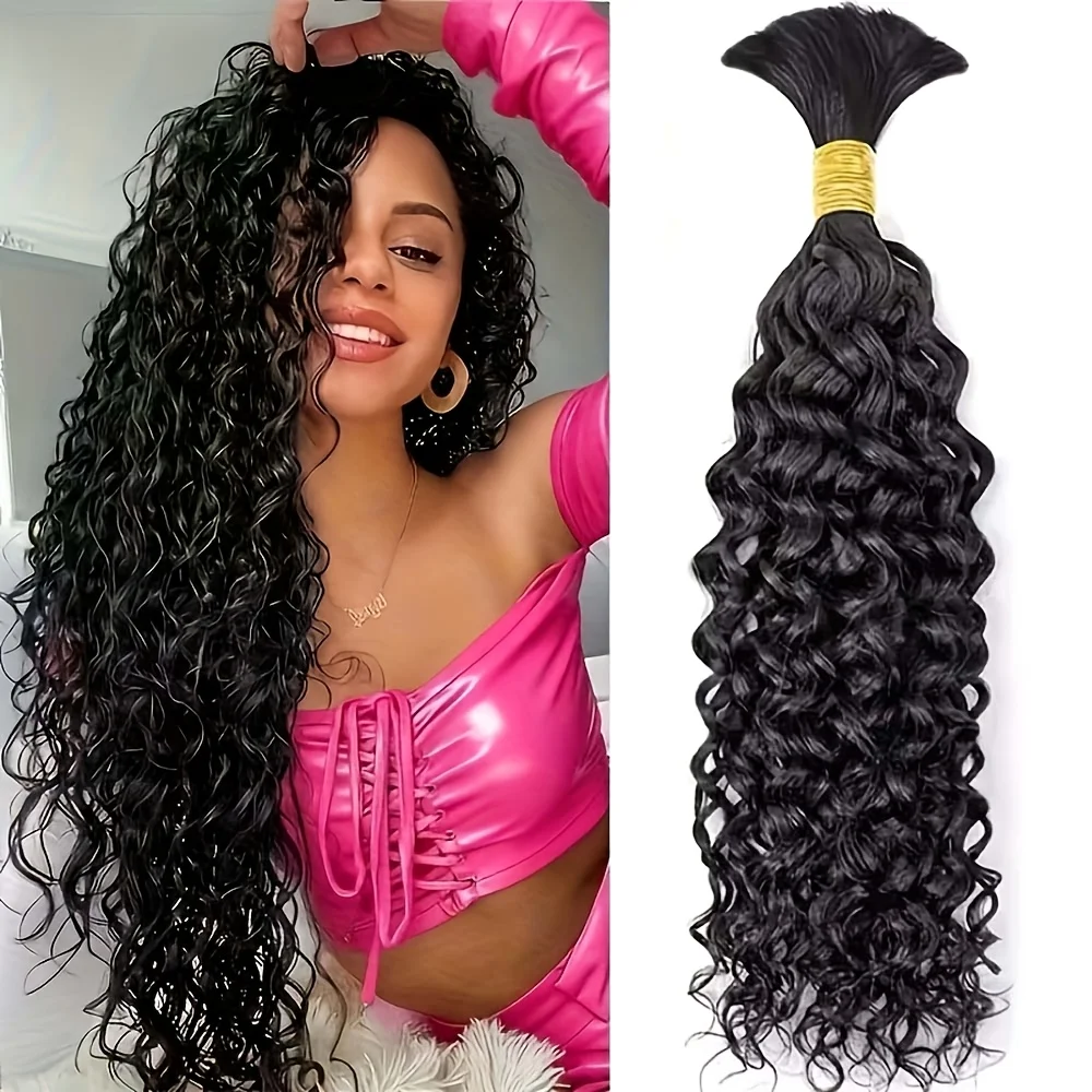20 20 20 Bulk Human Braiding Hair For Boho Braids Deep Wave Bulk Human Hair Brazilian Virgin Hair Bundles No Weft For Summer
20 20 20 Bulk Human Braiding Hair For Boho Braids Deep Wave Bulk Human Hair Brazilian Virgin Hair Bundles No Weft For Summer