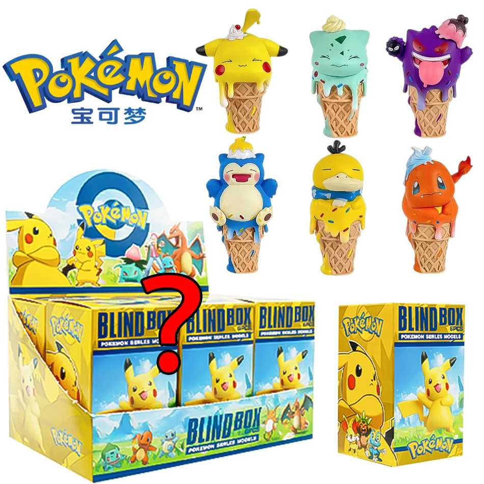 1-6Pcs Pokemon Ice Cream Random Blind Box Figurine Pikacu Charmander Gengar Bulbasaur Collectible Desktop Ornament Surprise Gift
1-6Pcs Pokemon Ice Cream Random Blind Box Figurine Pikacu Charmander Gengar Bulbasaur Collectible Desktop Ornament Surprise Gift