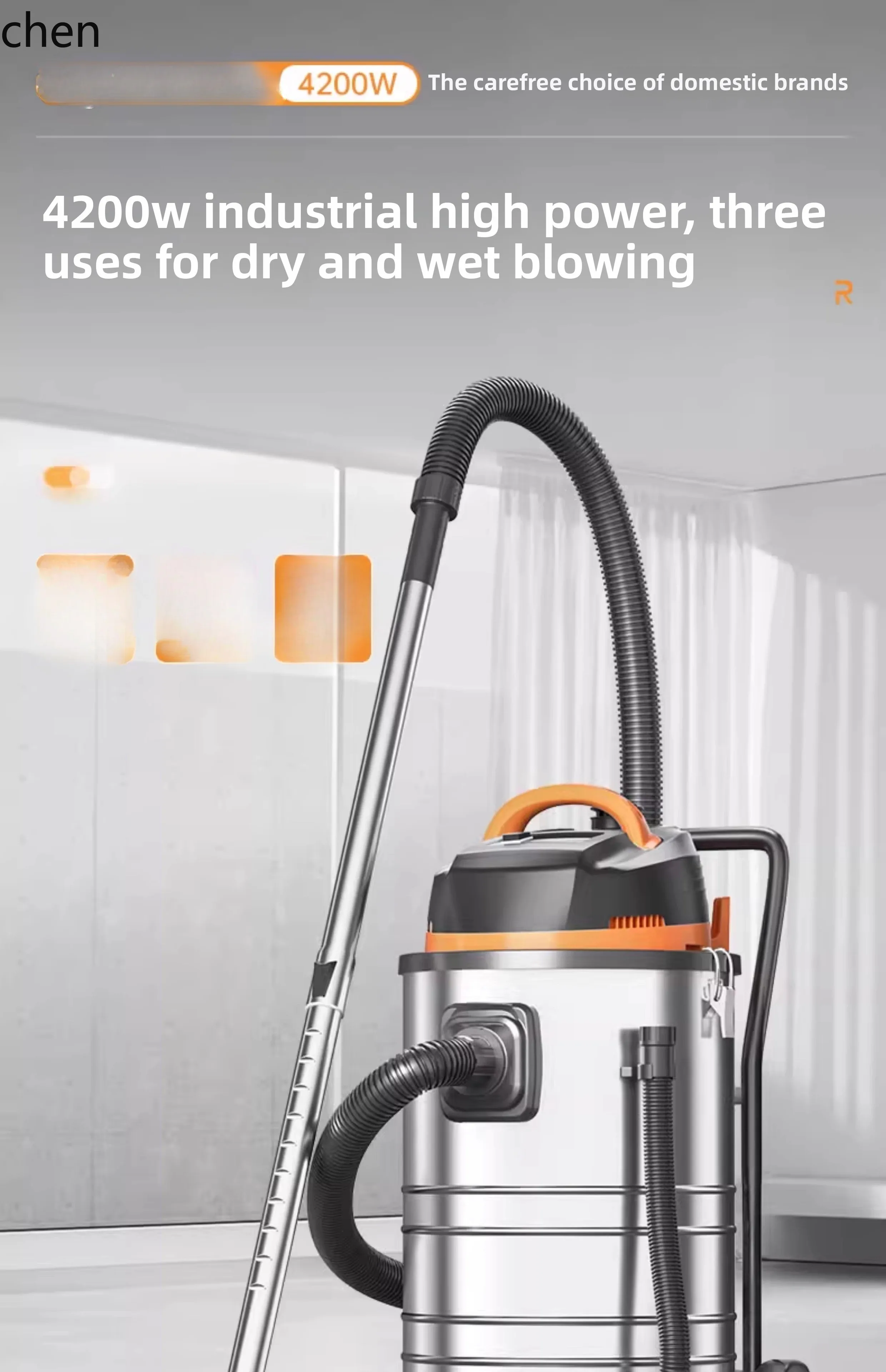 LXC Cleaner Household Large Suction Powerful High Power Car Wash Shop Industrial Decoration Beauty Seam Vacuum Cleaner
LXC Cleaner Household Large Suction Powerful High Power Car Wash Shop Industrial Decoration Beauty Seam Vacuum Cleaner
