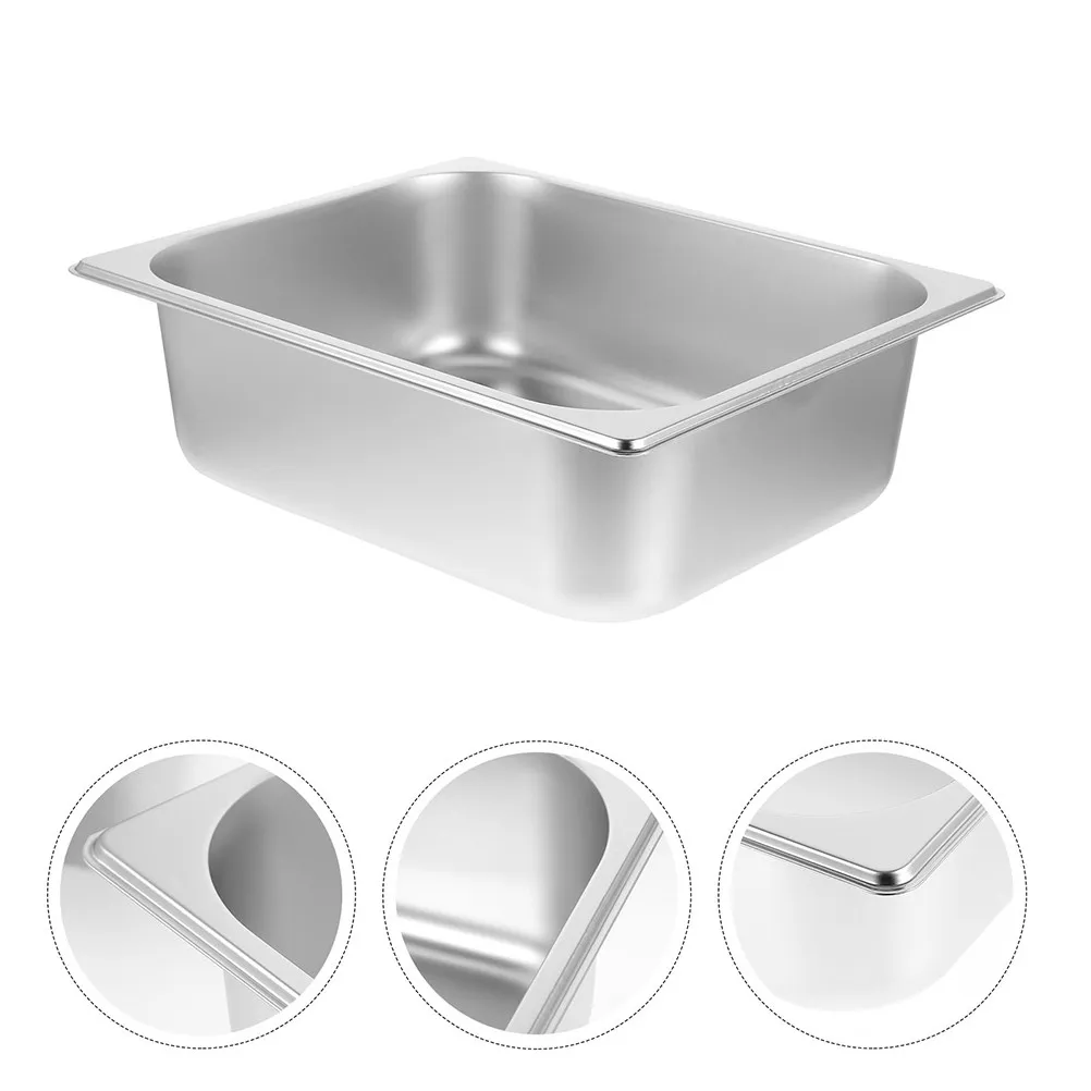 Large Capacity Stainless Steel Buffet Food Pot Break Resistant Party Serving Tray Kitchen Food Container Catering Serving Pot
Large Capacity Stainless Steel Buffet Food Pot Break Resistant Party Serving Tray Kitchen Food Container Catering Serving Pot