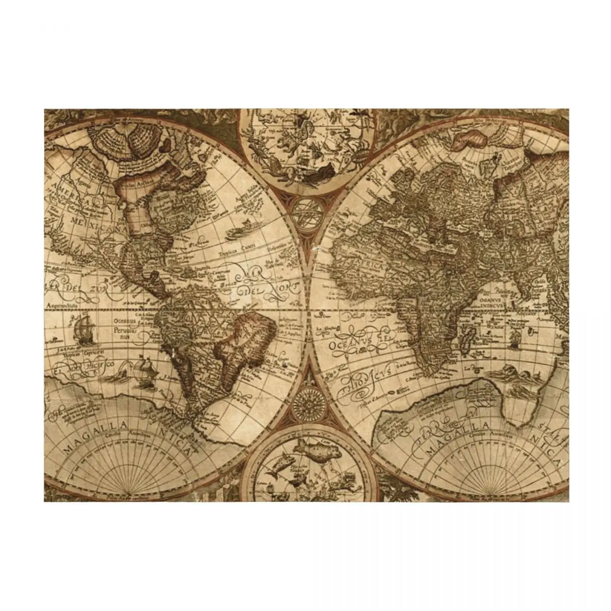 Ancient Map Throw Blanket Giant Sofa Blankets For Baby Soft Plush Plaid Blankets
Ancient Map Throw Blanket Giant Sofa Blankets For Baby Soft Plush Plaid Blankets