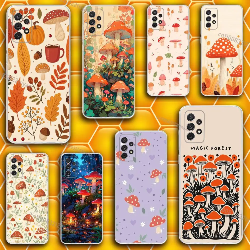 Cute Mushroom Phone Case Silicone For Samsung S30,23,21,22,20 FE lite,S10,9,PIus Note20ultra Soft Transparent
Cute Mushroom Phone Case Silicone For Samsung S30,23,21,22,20 FE lite,S10,9,PIus Note20ultra Soft Transparent