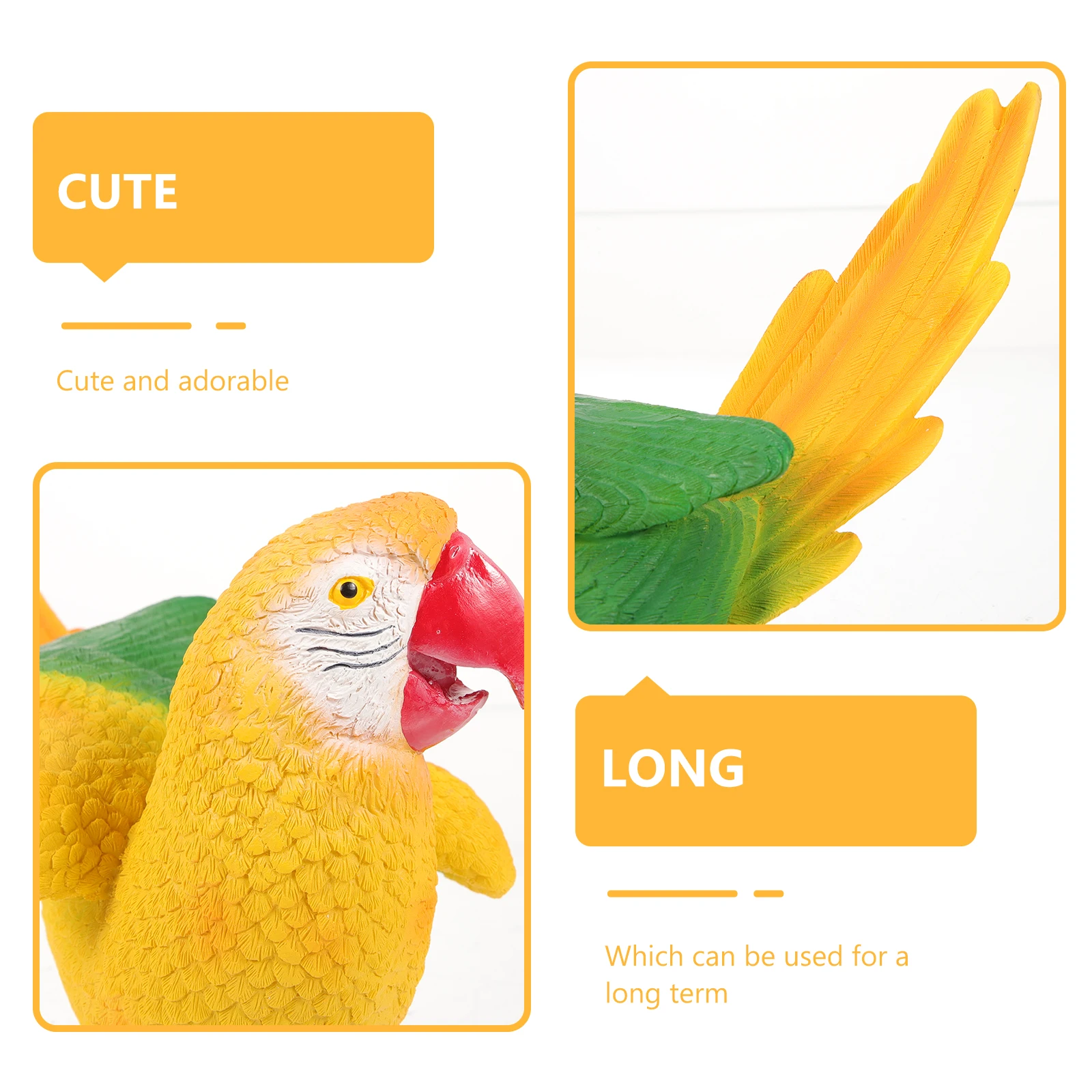 Lifelike Parrot Ornament Artificial Decorative Simulation Ornament For Garden Home Desktop Decoration Greening Scene Layout
Lifelike Parrot Ornament Artificial Decorative Simulation Ornament For Garden Home Desktop Decoration Greening Scene Layout