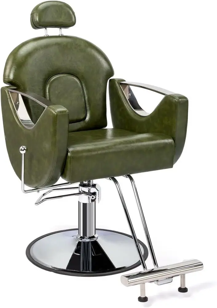 Green Reclining Barber Chair Hydraulic Salon Chair Hair Styling Tattoo Spa Chair
Green Reclining Barber Chair Hydraulic Salon Chair Hair Styling Tattoo Spa Chair