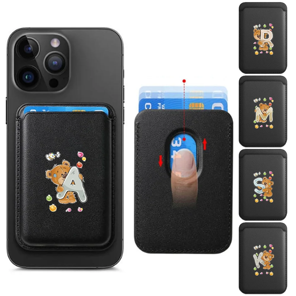Magnetic Card Case Ultra Thin Strong Magnet ID Pouch Slim Secure Lightweight Durable for Office Travel Student Gift Bear Letters
Magnetic Card Case Ultra Thin Strong Magnet ID Pouch Slim Secure Lightweight Durable for Office Travel Student Gift Bear Letters