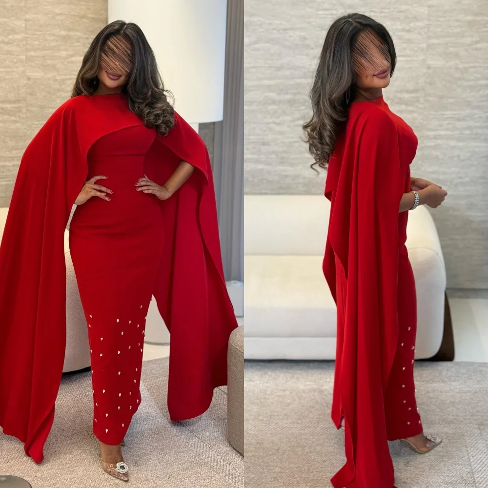 Customized Formal Simple Jersey Rhinestone Sheath High Collar Midi Dresses Bespoke Occasion Dresses Sizes Available High Quality
Customized Formal Simple Jersey Rhinestone Sheath High Collar Midi Dresses Bespoke Occasion Dresses Sizes Available High Quality