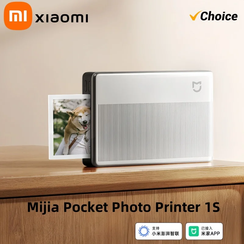 Карманный фотопринтер Xiaomi 1S, беспроводной Bluetooth, термопринт, AR-видео ZINK, бесчернильная технология, портативная печать, приложение Mi Home
Карманный фотопринтер Xiaomi 1S, беспроводной Bluetooth, термопринт, AR-видео ZINK, бесчернильная технология, портативная печать, приложение Mi Home