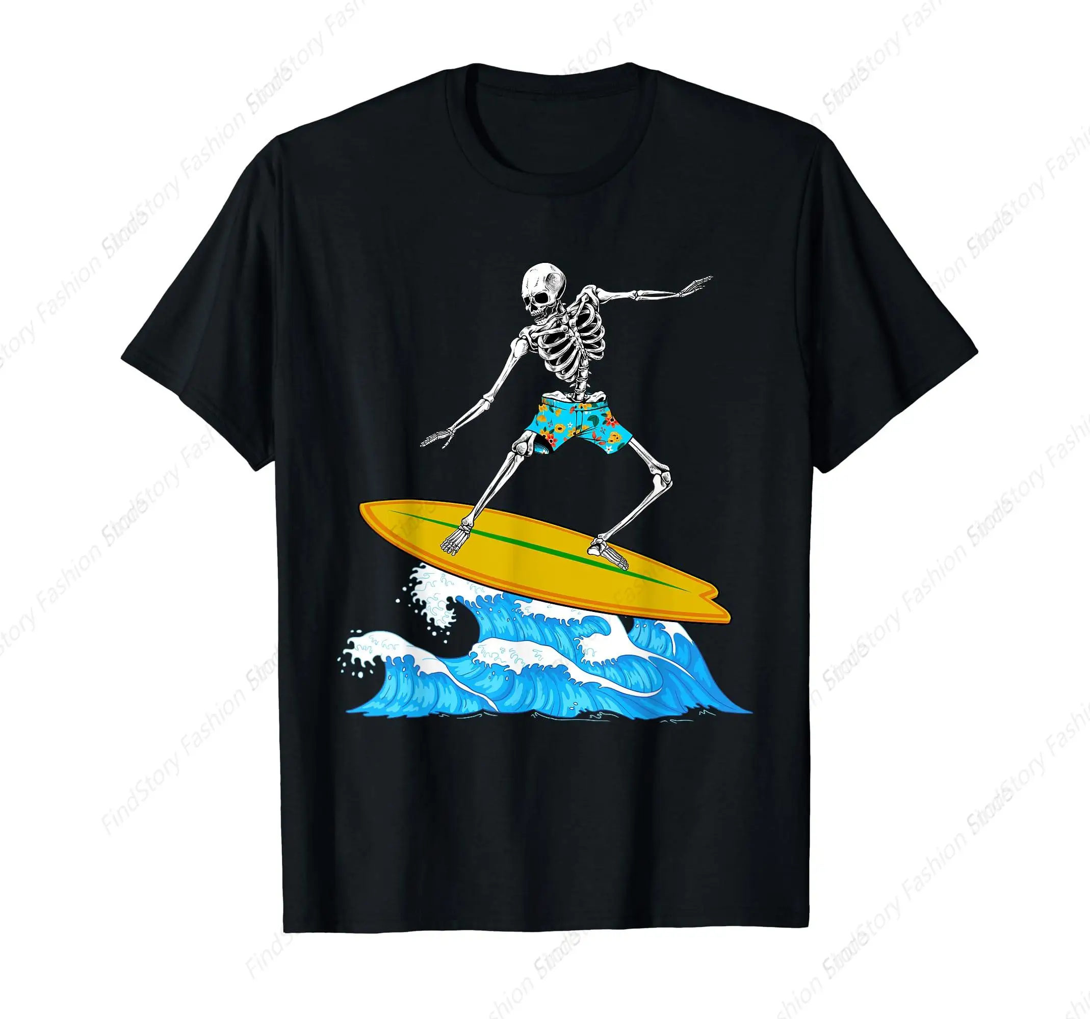 Cool Surfing Skeleton T-Shirt for Men Washed Cotton Vintage Short Sleeve Crew Neck Clothing Fashion Streetwear Sports Tops
Cool Surfing Skeleton T-Shirt for Men Washed Cotton Vintage Short Sleeve Crew Neck Clothing Fashion Streetwear Sports Tops