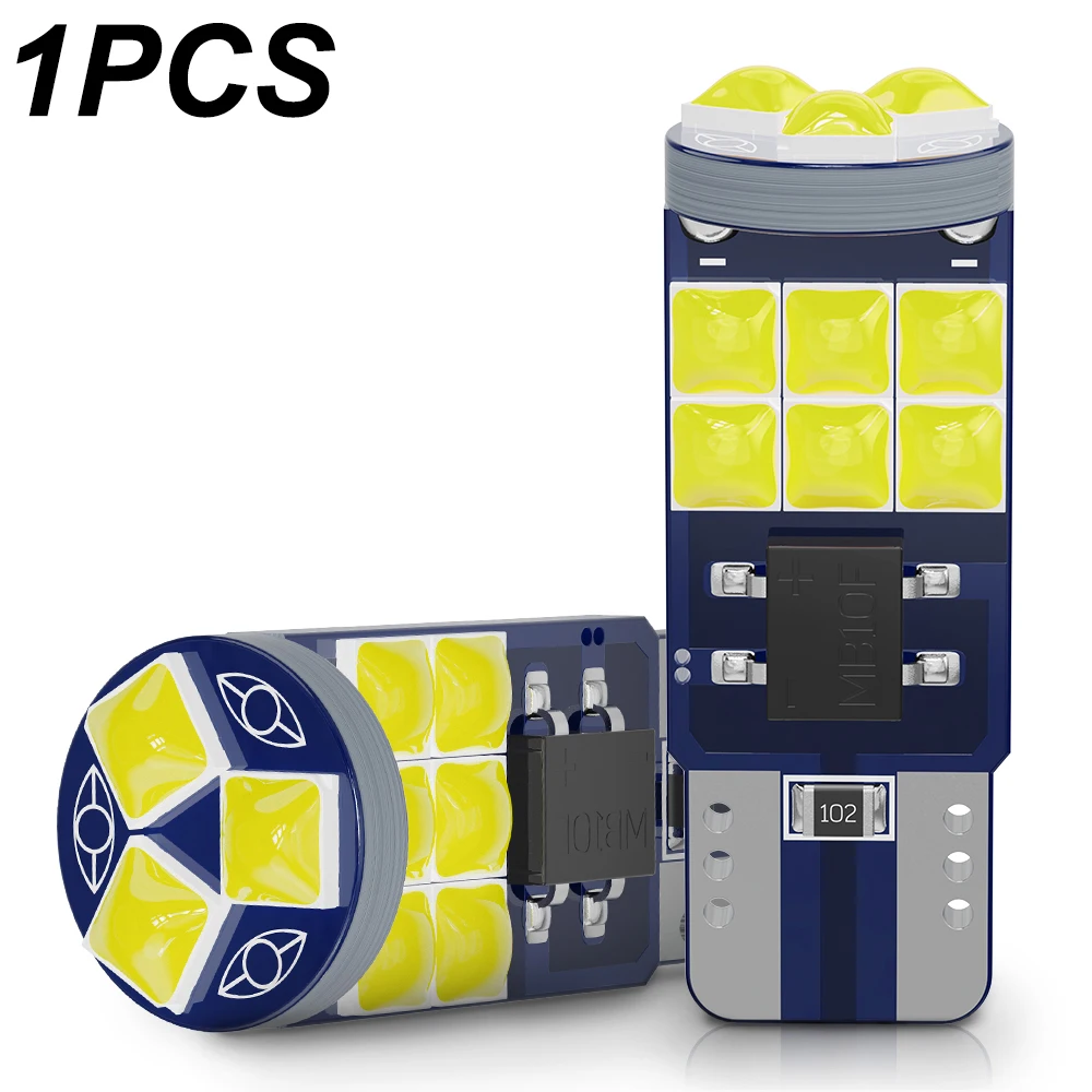 1pcs 194 T10 LED Bulbs 6000K White 168 2825 T10 W5W 3030 15SMD Bright LED Chips for Dome Light Map Light Door Light White 6000K
1pcs 194 T10 LED Bulbs 6000K White 168 2825 T10 W5W 3030 15SMD Bright LED Chips for Dome Light Map Light Door Light White 6000K