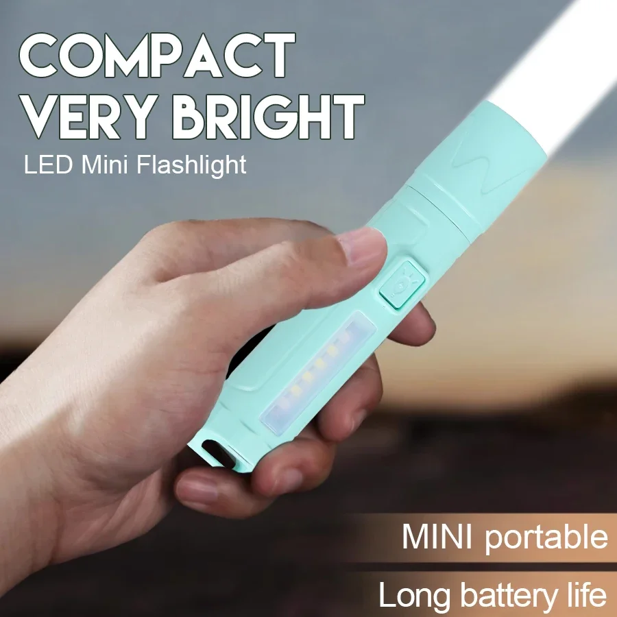 Светодиодный мини-фонарик USB C, перезаряжаемый ручной фонарик, встроенный аккумулятор 18650, зум, водонепроницаемая аварийная лампа с боковым освещением
Светодиодный мини-фонарик USB C, перезаряжаемый ручной фонарик, встроенный аккумулятор 18650, зум, водонепроницаемая аварийная лампа с боковым освещением