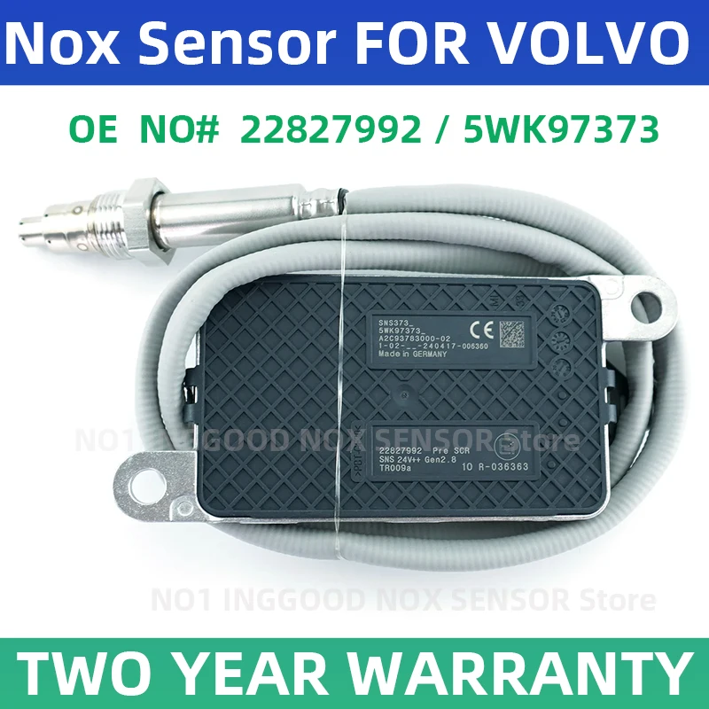 22827992 5WK97373 22219276 22219581 21531797 21558128 Original New Nitrogen Oxide NOx Sensor For VOLVO Truck 24V
22827992 5WK97373 22219276 22219581 21531797 21558128 Original New Nitrogen Oxide NOx Sensor For VOLVO Truck 24V
