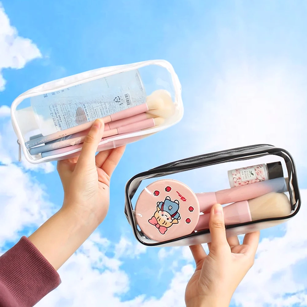 Transparent Makeup Bag Organizer Pouch Men Women's Travel Clear Cosmetic Pouch Clear Lady Waterproof Toiletry Wash Zipper Bags
Transparent Makeup Bag Organizer Pouch Men Women's Travel Clear Cosmetic Pouch Clear Lady Waterproof Toiletry Wash Zipper Bags