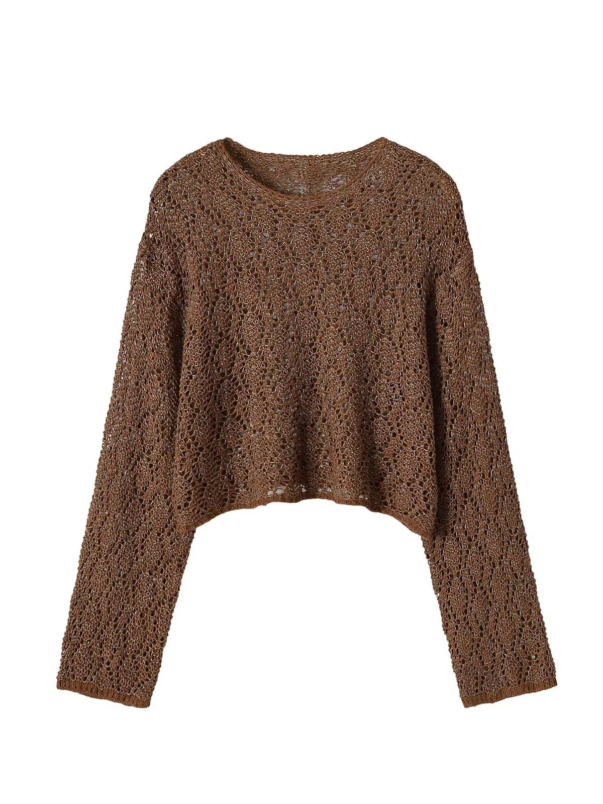 Dave&Di Cross Border European And American Foreign Trade Fashionable Long Sleeved One Neck Hollow Knit Sweater
Dave&Di Cross Border European And American Foreign Trade Fashionable Long Sleeved One Neck Hollow Knit Sweater