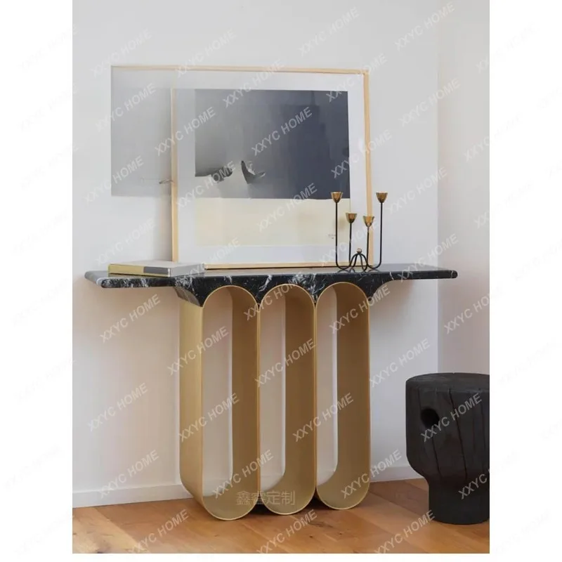 light luxury entrance table against the wall end view display stand
light luxury entrance table against the wall end view display stand