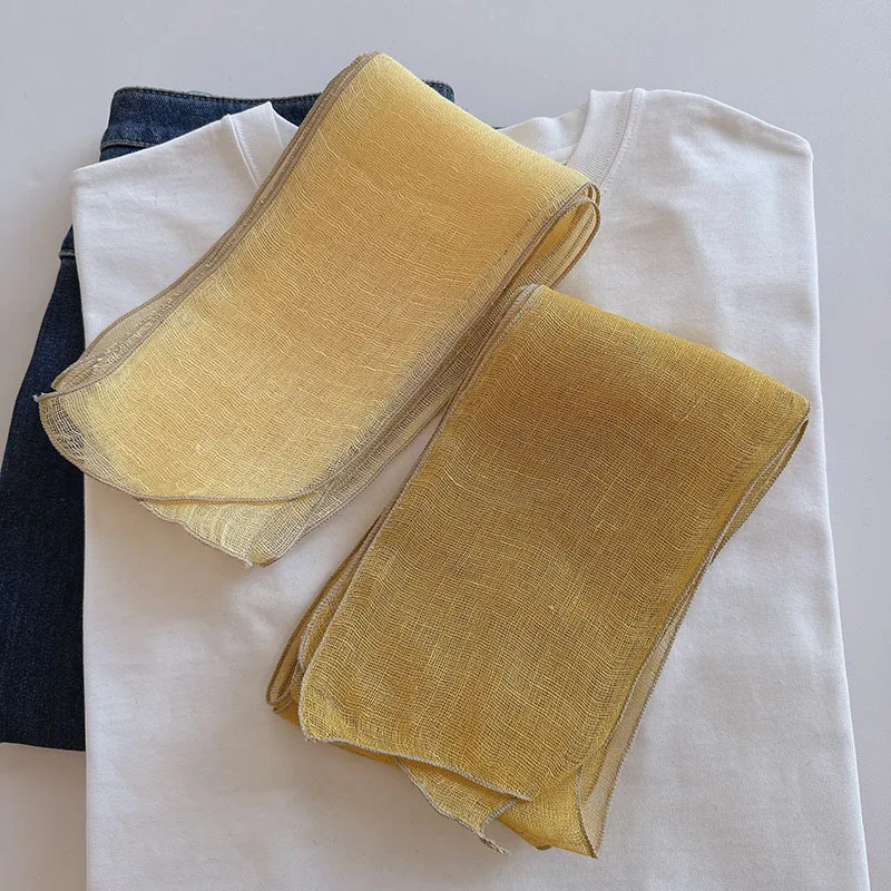 2026 Pure Linen Yellow Long Scarf Women's Neck Protection Breathable Hair Ties 100% Linen Neck Warmer Designer Accessory
2026 Pure Linen Yellow Long Scarf Women's Neck Protection Breathable Hair Ties 100% Linen Neck Warmer Designer Accessory